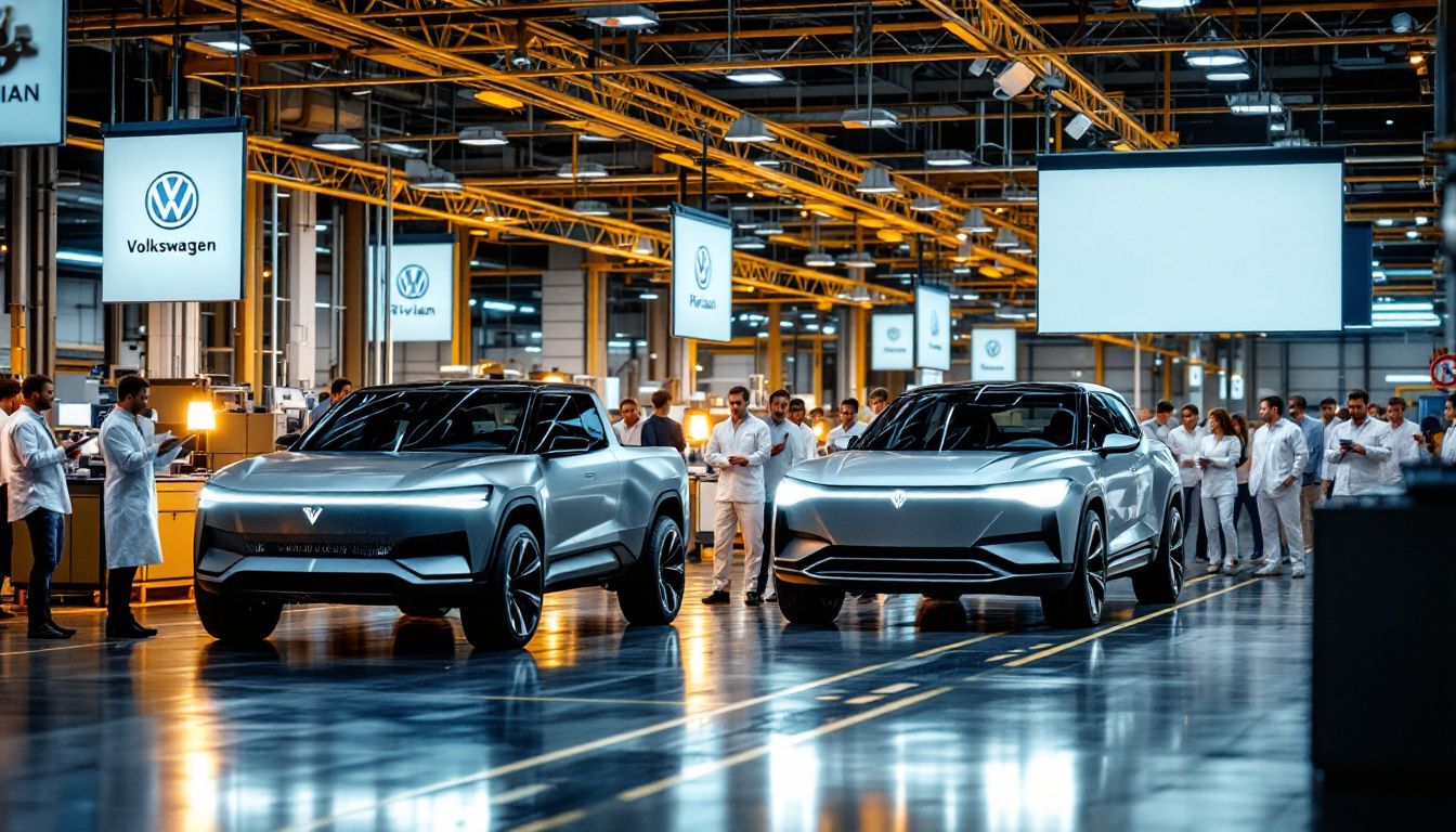 Rivian et Volkswagen : une alliance surprenante qui transforme l’avenir des véhicules électriques