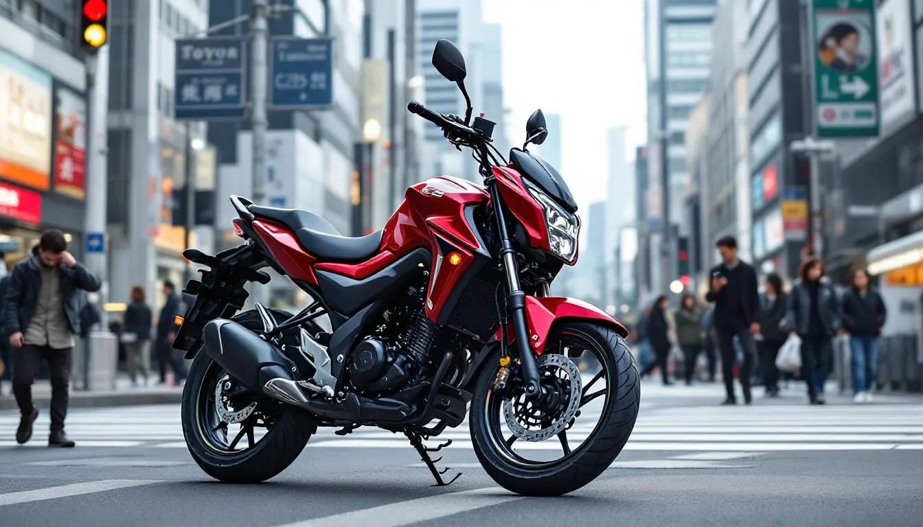 Honda CB125F : design inédit et technologie urbaine avancée en Europe