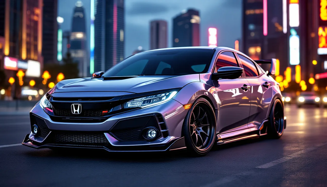 Transformation audacieuse : la Honda Giulia, fusion inattendue et créative de design automobile.