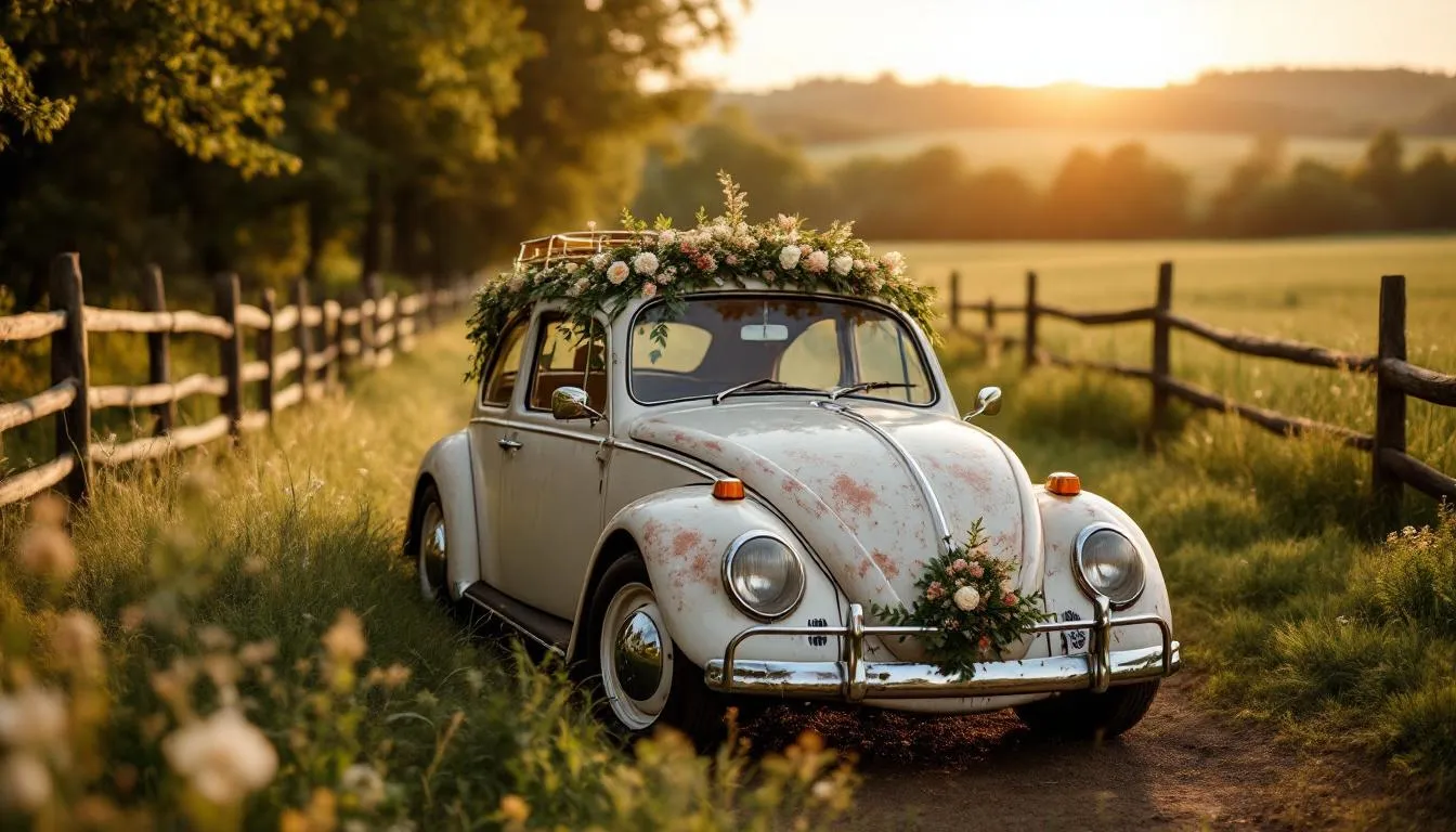 Mariage rustique : l’arrivée vintage qui séduit dès ce printemps en France