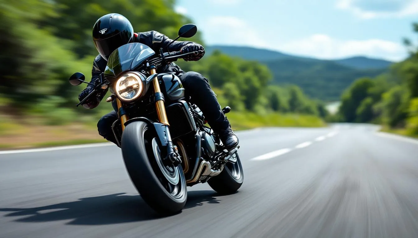 Pourquoi votre moto penche en virage et comment maintenir un équilibre stable.