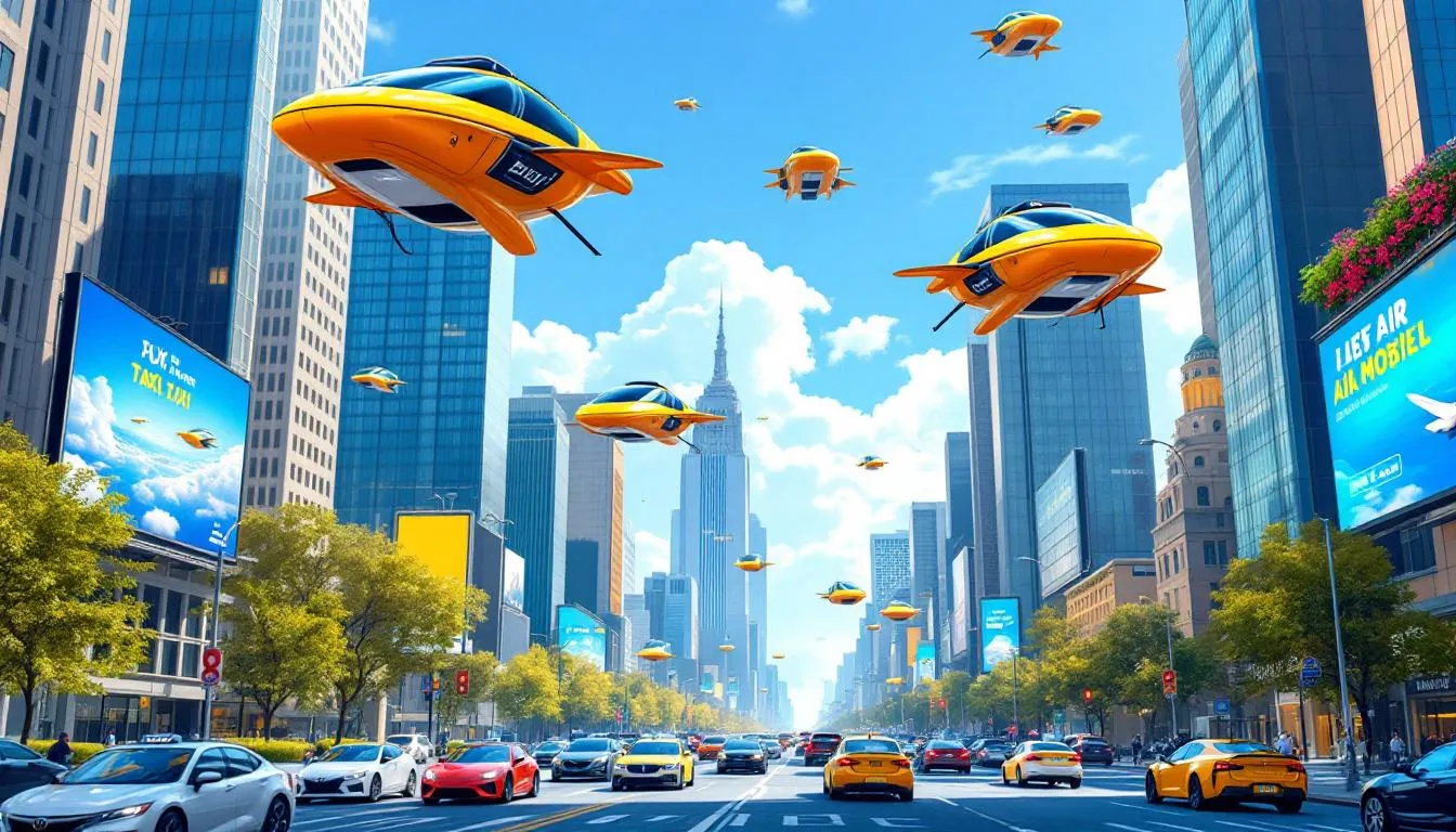 Taxi volant Uber : comment ces innovations vont révolutionner vos déplacements urbains