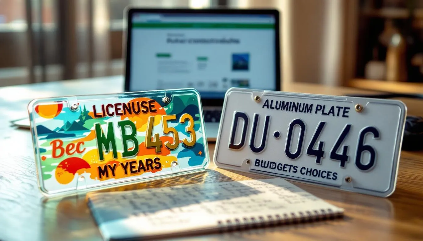 Plaque d’immatriculation : comment choisir sans risquer amende ni dépenses excessives ?