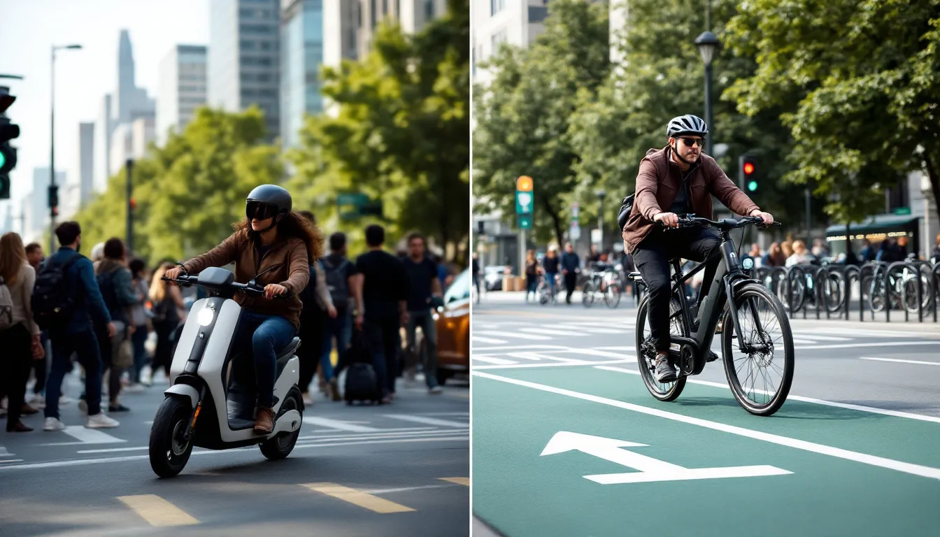 Choisissez entre trottinette électrique et vélo électrique pour gagner temps et confort