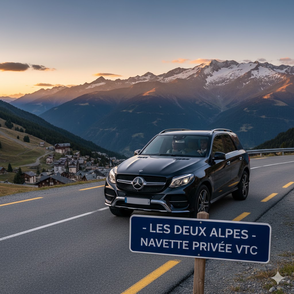 Rejoindre Les Deux Alpes sans stress : Le confort d'un chauffeur VTC